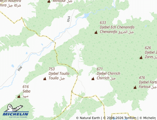 Mapa MICHELIN Um al-'Abwab - ViaMichelin