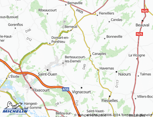 Carte MICHELIN Pernois ViaMichelin