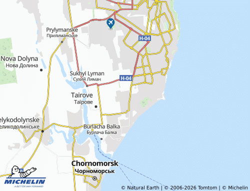 Mapa MICHELIN Chervonyi Khutir - ViaMichelin