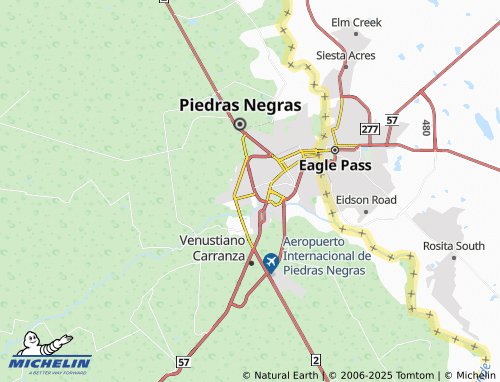 MICHELIN Andrés S. Viesca map - ViaMichelin