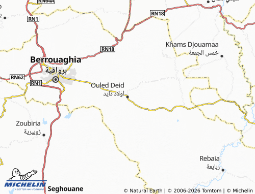 Carte MICHELIN Ouled Deid - ViaMichelin