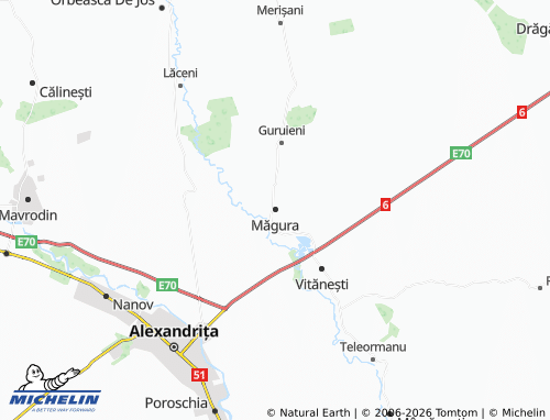 Mappa MICHELIN Măgura - ViaMichelin