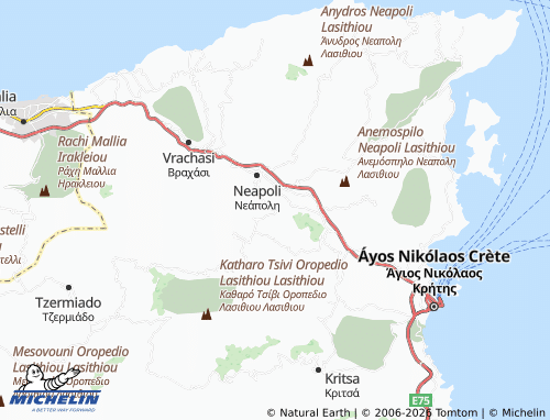 Carte MICHELIN Vryses - ViaMichelin