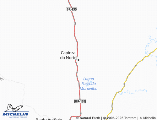 MICHELIN-Landkarte Capinzal do Norte - ViaMichelin