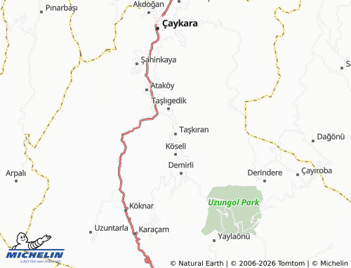 Mappa MICHELIN Taşkıran - ViaMichelin