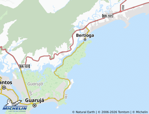 Mapa MICHELIN Guararu - ViaMichelin