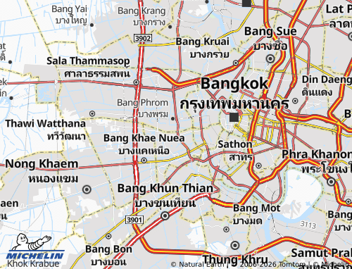 Mapa MICHELIN Bang Waek - ViaMichelin