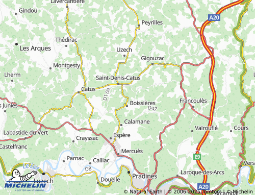 MICHELIN L'Usine map - ViaMichelin