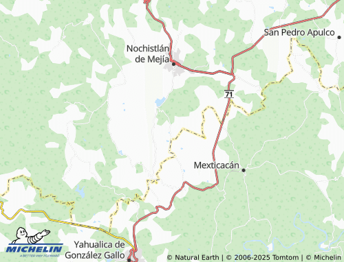 Carte MICHELIN Llano Grande - ViaMichelin
