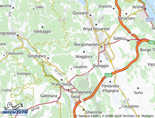 Carte MICHELIN Boca - ViaMichelin