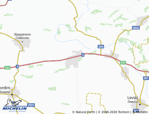 Mappa MICHELIN Obnova - ViaMichelin