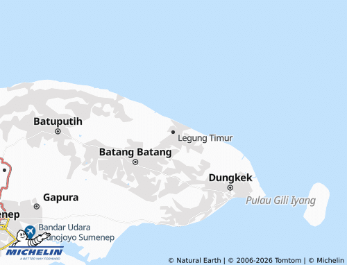 Mapa MICHELIN Legung Timur - ViaMichelin