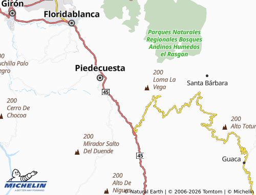 Mappa MICHELIN El Bore - ViaMichelin