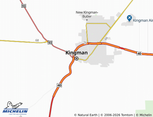 Carte MICHELIN Kingman - ViaMichelin