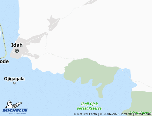 MICHELIN Oforachi map - ViaMichelin