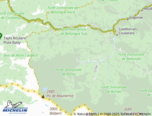 MICHELIN Antras map - ViaMichelin