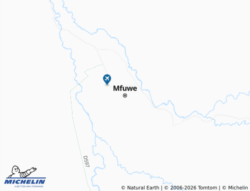 MICHELIN-Landkarte Mfuwe - ViaMichelin