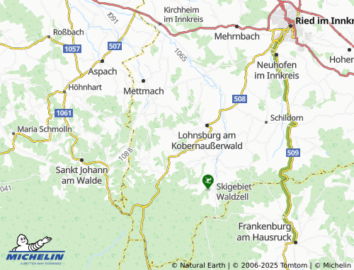 MICHELIN-Landkarte Hochkuchl - ViaMichelin