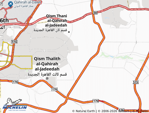 MICHELIN El Gamea El Amrekia map - ViaMichelin