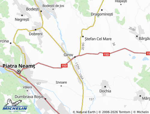 MICHELIN-Landkarte Girov - ViaMichelin