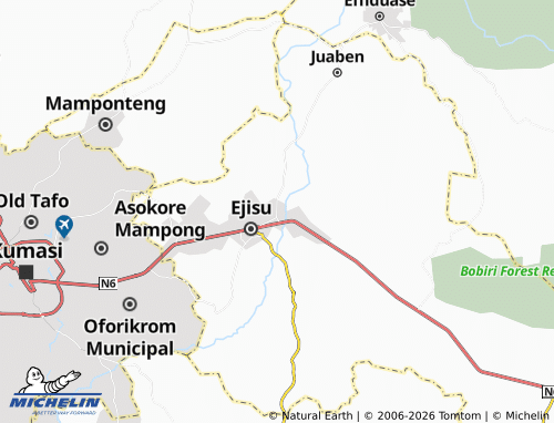 Mapa MICHELIN Achiakrom - ViaMichelin