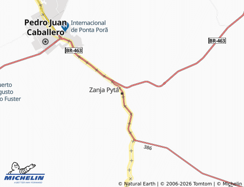 MICHELIN Zanja Pytá map - ViaMichelin
