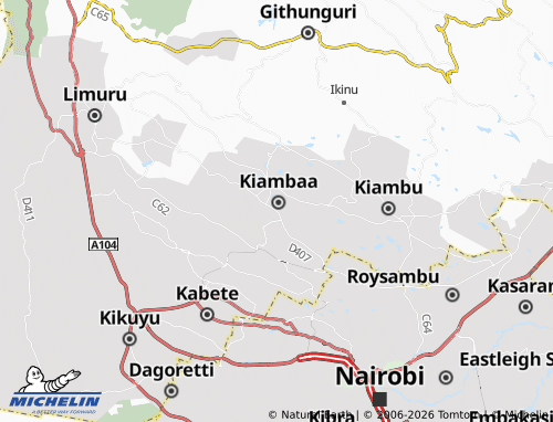 Mapa MICHELIN Karuri - ViaMichelin