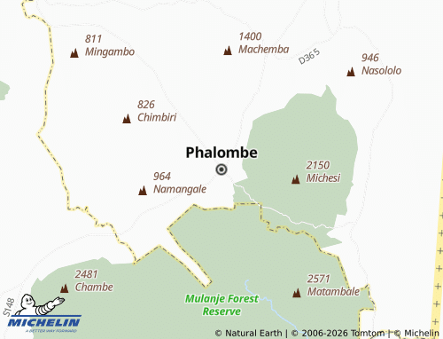 MICHELIN Phalombe map - ViaMichelin