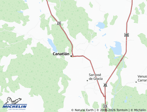 MICHELIN Plutarco Elías Calles map - ViaMichelin