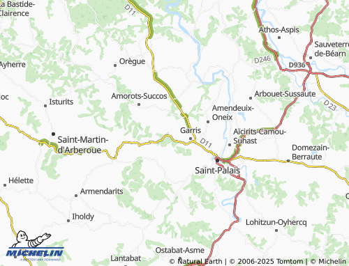 MICHELIN Luxe-Sumberraute map - ViaMichelin
