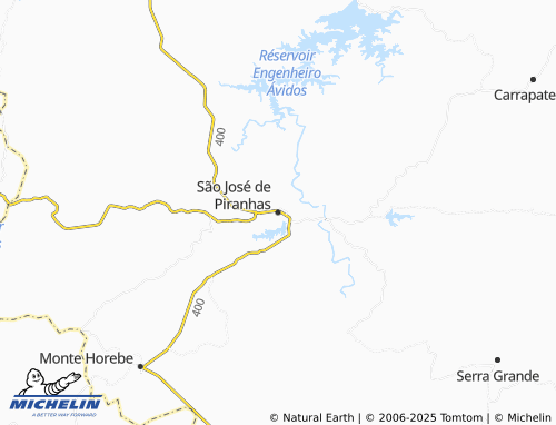 MICHELIN São José de Piranhas map - ViaMichelin