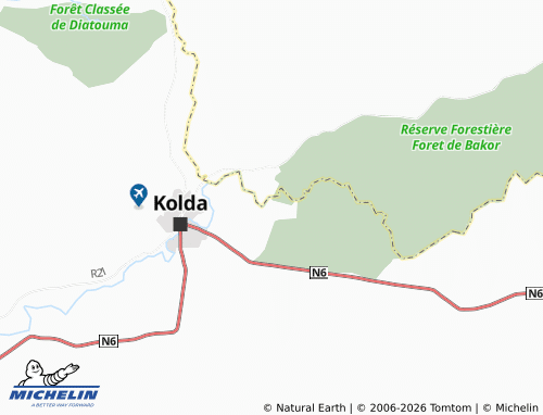 Mapa MICHELIN Dionfana - ViaMichelin