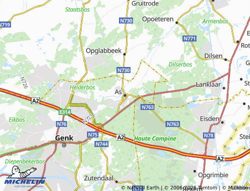 MICHELIN As map - ViaMichelin
