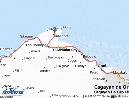 MICHELIN Lagtang map - ViaMichelin