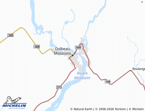 Mapa MICHELIN Dolbeau-Mistassini - ViaMichelin