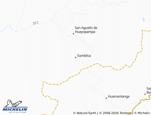 MICHELIN Sumbilca map - ViaMichelin