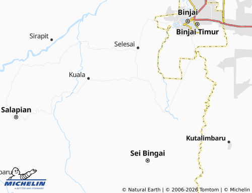MICHELIN Sei Penjara map - ViaMichelin