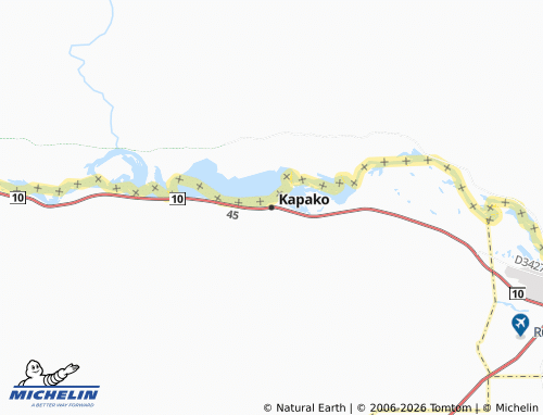 Mapa MICHELIN Kapako - ViaMichelin