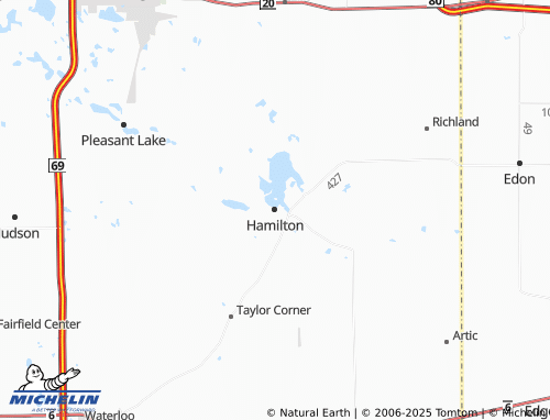 MICHELIN Hamilton map - ViaMichelin