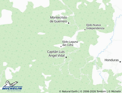 Mappa MICHELIN Ejido Laguna del Cofre - ViaMichelin