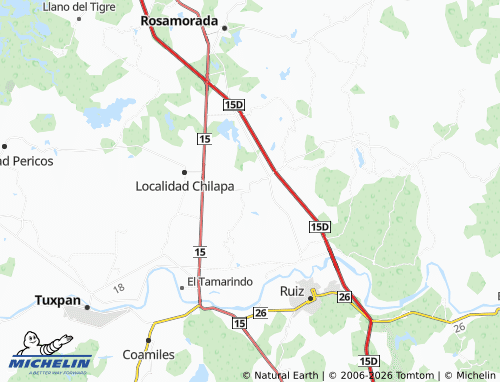 Mappa MICHELIN Paso Real del Bejuco - ViaMichelin
