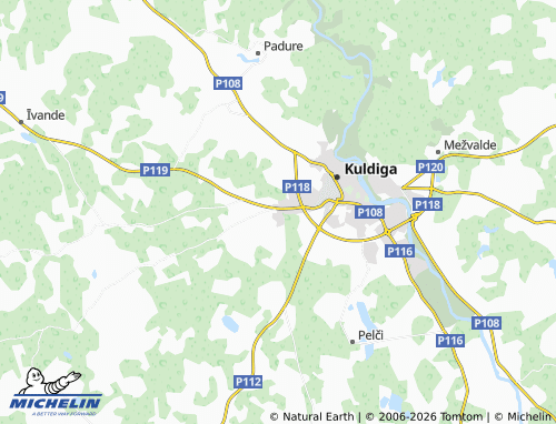 Mapa MICHELIN Priedaine - ViaMichelin