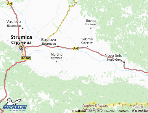 MICHELIN Borievo map - ViaMichelin