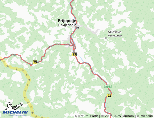 Mapa MICHELIN Kovačevac - ViaMichelin