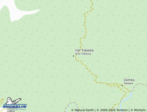 MICHELIN-Landkarte Ust'-Tabaska - ViaMichelin