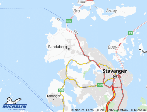 MICHELIN Trønå map - ViaMichelin