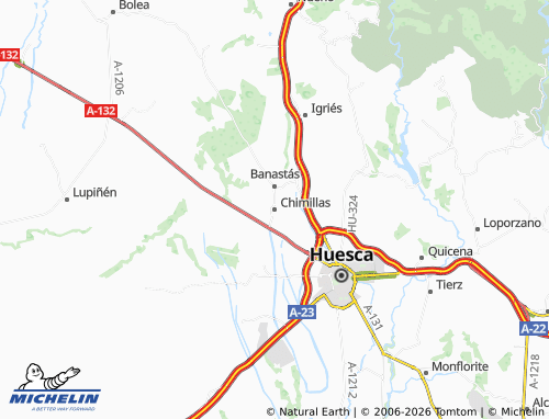 MICHELIN Chimillas map - ViaMichelin