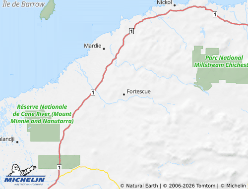 Mapa MICHELIN Fortescue - ViaMichelin