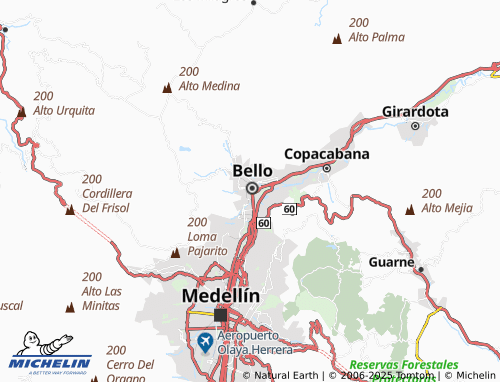MICHELIN Central map - ViaMichelin