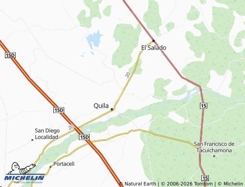 MICHELIN Estación Quilá map - ViaMichelin